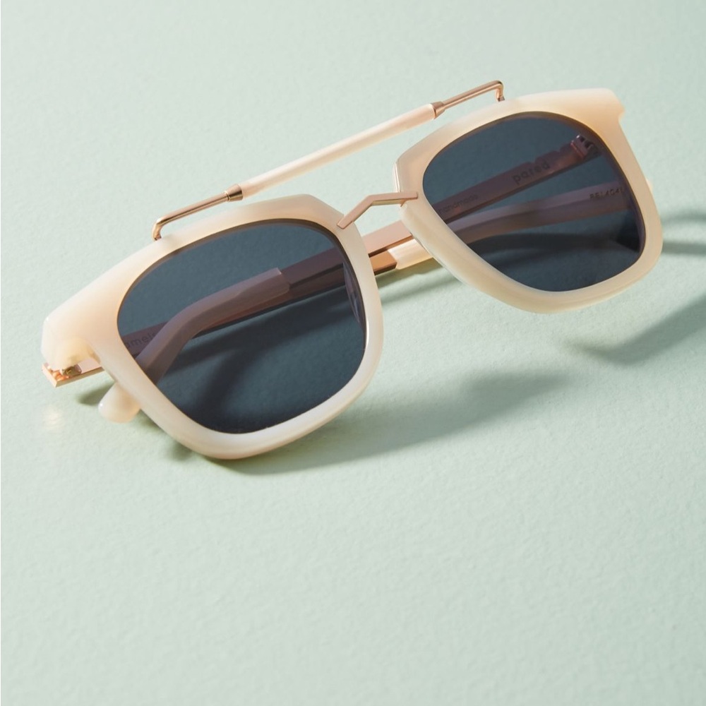 Pared Eyewear Camels + Caravans Rose Gold Sunglasses - Picture 2 of 3